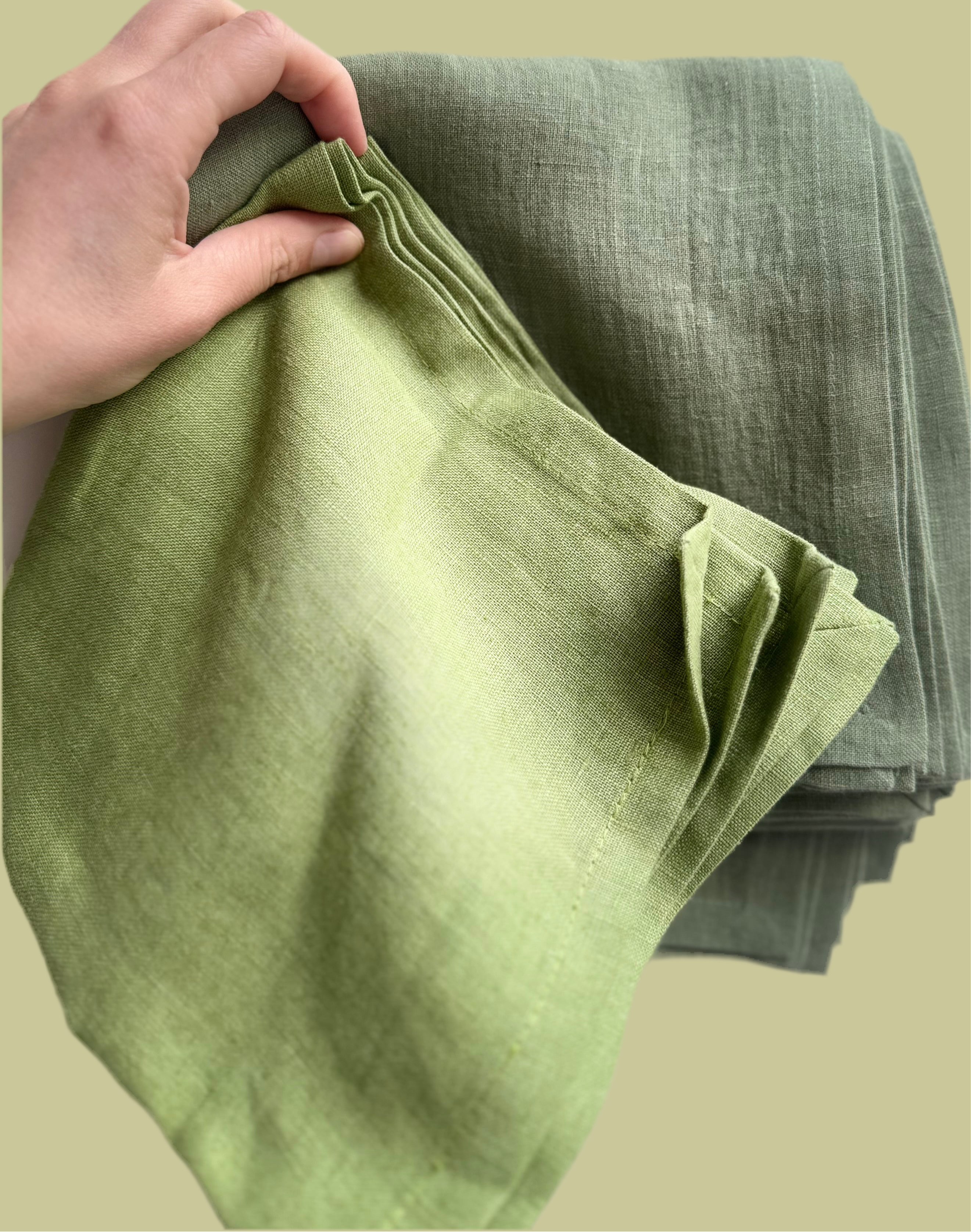 Spring linen napkins