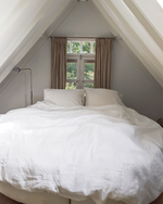 Load image into Gallery viewer, White bedding set from soft linen
