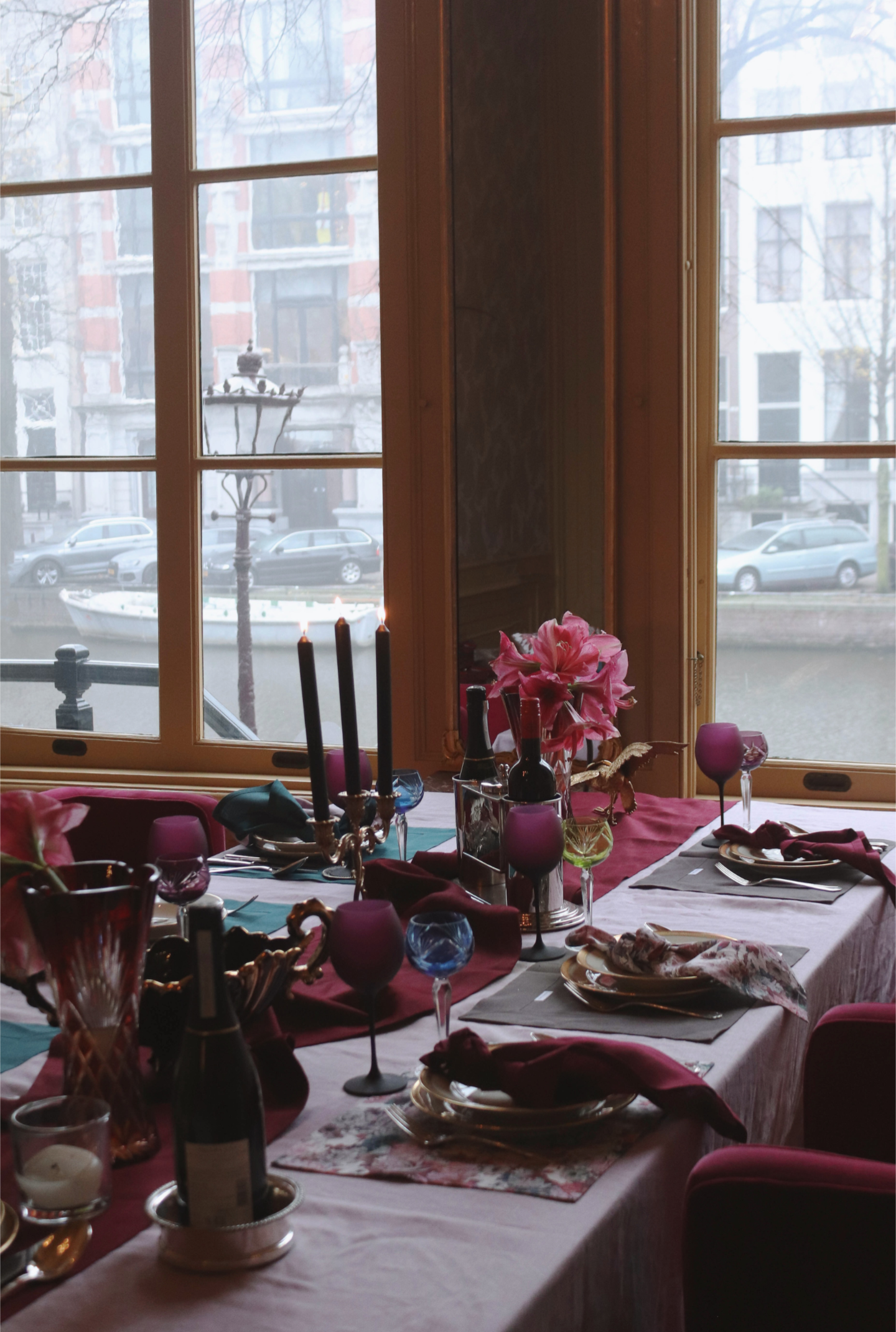 Christmas linen napkins