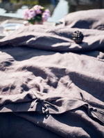 Load image into Gallery viewer, Graphite bedding from soft linen
