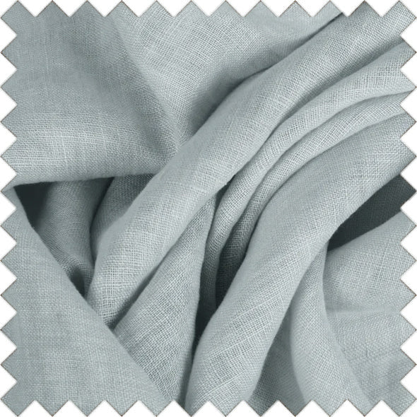 Blue grey linen tulle 93G/M²