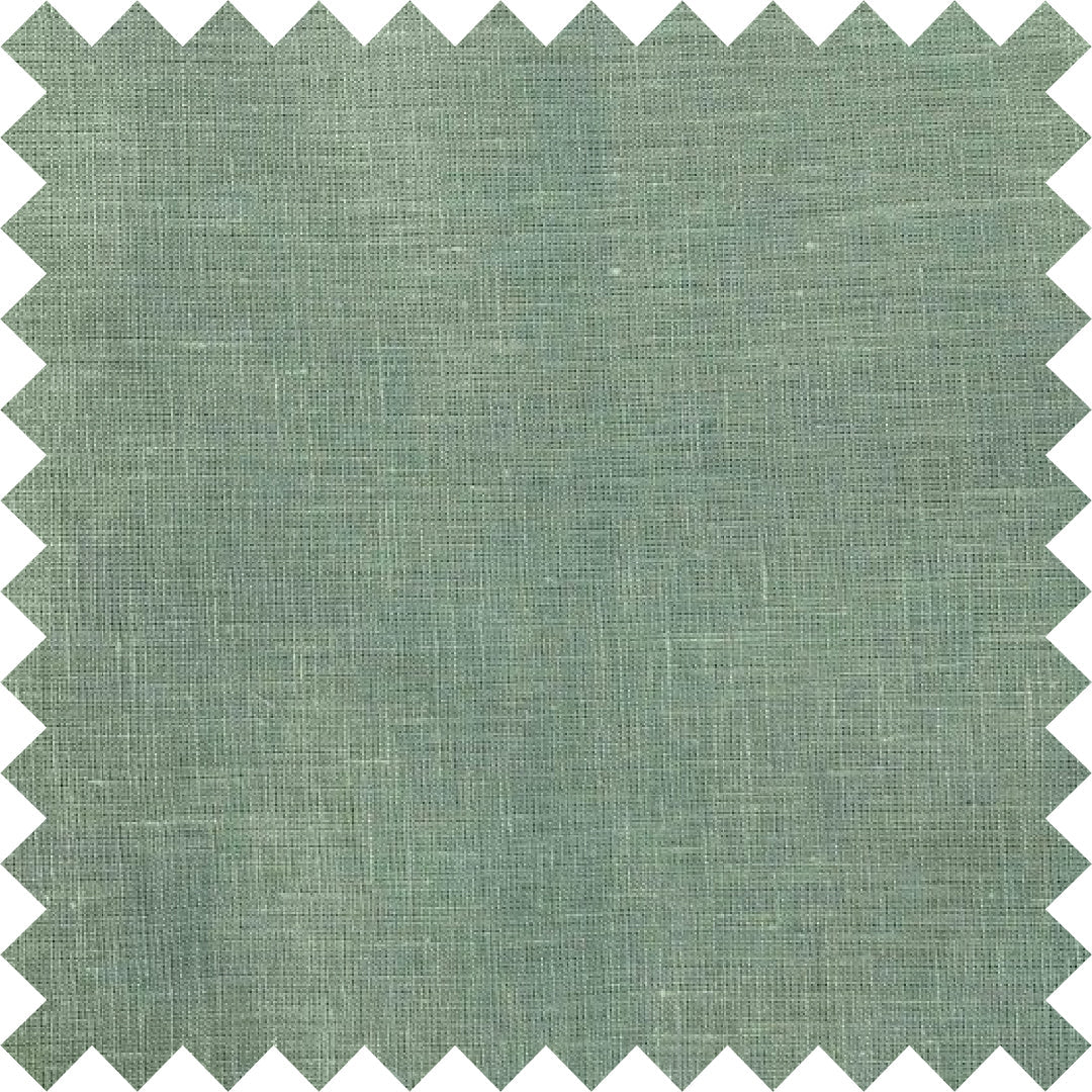 Olive linen curtains, sheer drapes - 1 panel